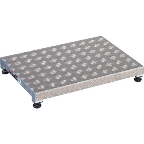 【SALE価格】TRUSCO 低床式アルミ製ステップ 600X450XH90~120 ( TFS-0645AL ) トラスコ中山(株)