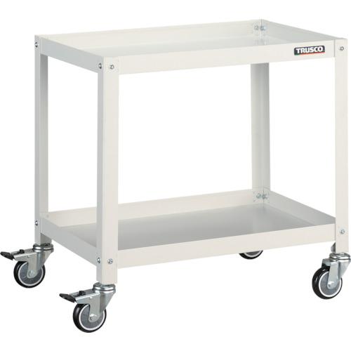 TRUSCO ツールワゴン ラビットワゴン 600X400 ウレタン車輪 ホワイト ( RBW-662U W ) トラスコ中山(株)