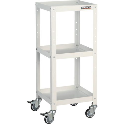 TRUSCO ツールワゴン ラビットワゴン 360X360 ウレタン車輪 ホワイト ( RBW-933U W ) トラスコ中山(株)