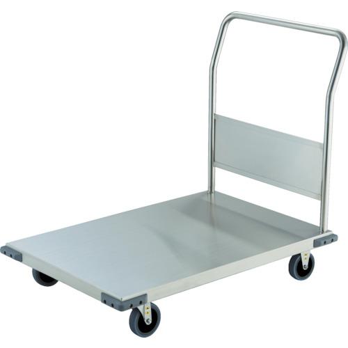 TRUSCO ステンレス台車 オールステン台車 コーナーC付 900X600 Φ100帯電防止U車輪 ( AS-2B-100TBU ) トラスコ中山(株)