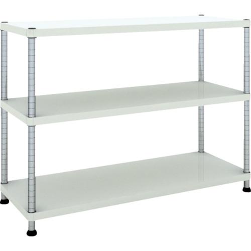 【SALE価格】TRUSCO スチールラック フェニックスラック 1200X450 3段 W色 抗菌粉体塗装 ( PER-3443-W ) トラスコ中山(株)