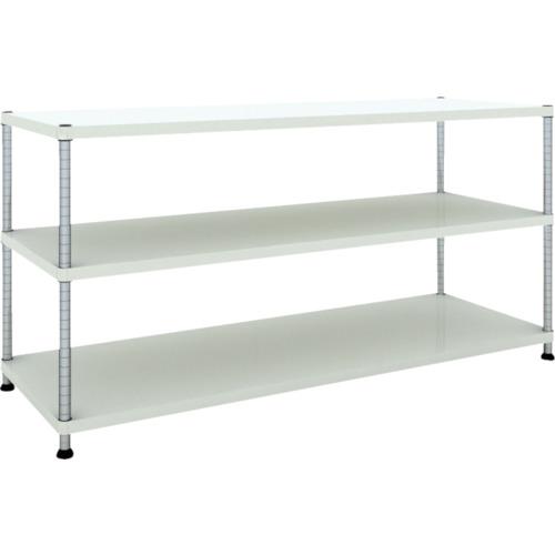 【SALE価格】TRUSCO スチールラック フェニックスラック 1800X600 3段 W色 抗菌粉体塗装 ( PER-3663-W ) トラスコ中山(株)