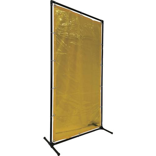 TRUSCO 溶接遮光フェンス 1020型単体固定足 黄 ( YFBK-Y ) トラスコ中山(株)