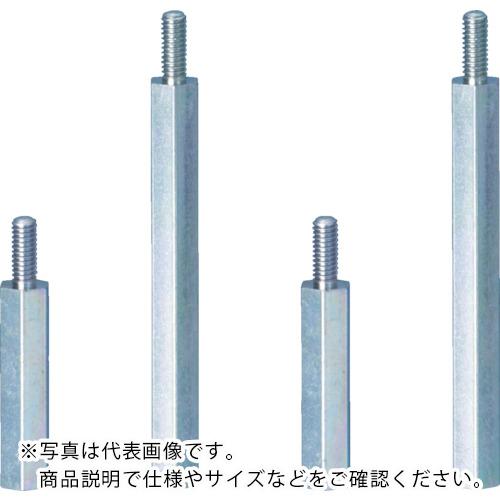 TRUSCO 六角サポーター 三価クロメート M4XL60 10個入 ( T-MK-460 ) トラスコ中山(株)