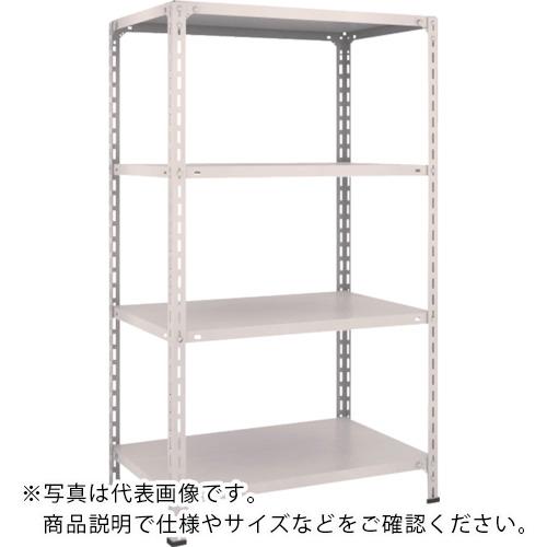 TRUSCO スチールラック 軽量棚開放型 W875XD600XH1500 4段 ネオグレー ( 53W-14 NG(ネオグレー) ) トラスコ中山(株)