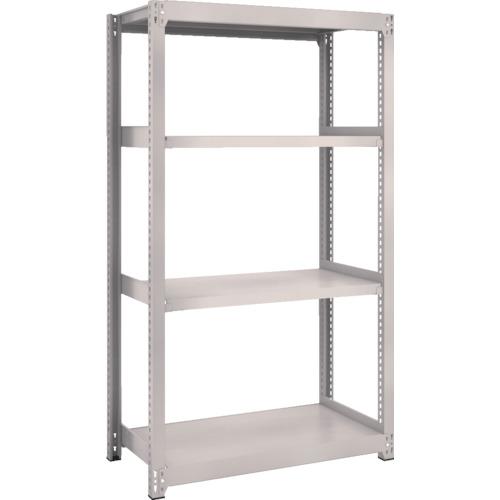 TRUSCO スチールラック M2型軽中量棚 860×450×H1500 4段 単体 ネオグレー ( M2-5344 NG(ネオグレー) ) トラスコ中山(株)