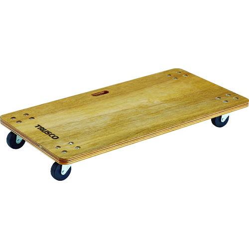 TRUSCO 合板平台車プティカルゴ 900X450 ゴム車 ( PC-4590G (ゴムキャスター) ) トラスコ中山(株)