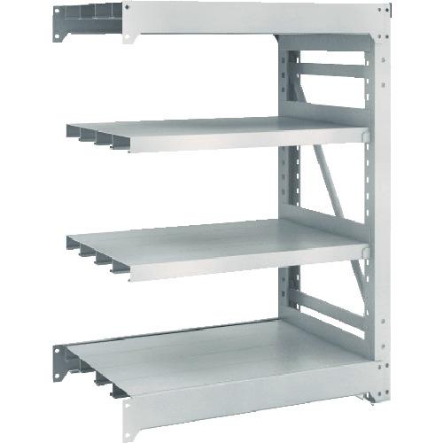 TRUSCO スチールラック M10型重量棚 900X620XH1200 4段 連結 ネオグレー ( M10-4364B NG(ネオグレー) ) トラスコ中山(株)