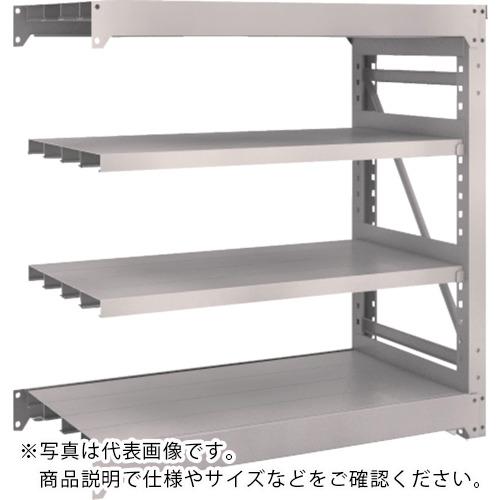TRUSCO スチールラック M10型重量棚 1200X620XH1200 4段 連結 ネオグレー ( M10-4464B NG(ネオグレー) ) トラスコ中山(株)