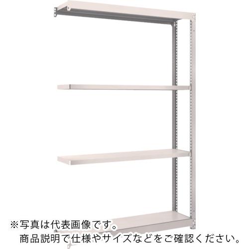 TRUSCO スチールラック M1.5型軽中量棚 1160×295×H1800 4段連結 ネオグレー ( M1.5-6434B NG(ネオグレー) ) トラスコ中山(株)