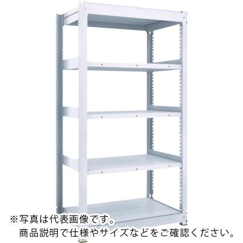 TRUSCO TUG型中量ボルトレス棚 300kg 単体型 1255×476×H1800 5段 ( TUG300-64S-5 ) トラスコ中山(株)