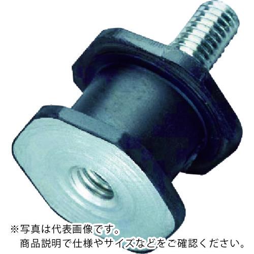 TRUSCO 六角防振ゴム片ボルト 許容荷重245N ( TOH-2918S ) トラスコ中山(株)