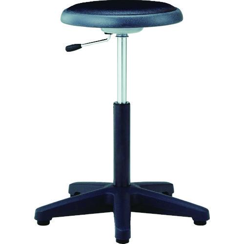 TRUSCO 作業用チェア ガス調整式 Φ360XH495-640 ブラック ( WC360-BK ) トラスコ中山(株)