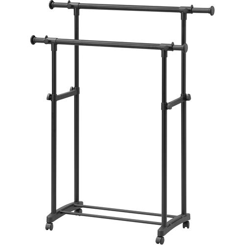 IRIS 108244 パイプハンガー ダブル ブラック ( PI-E280S-B ) アイリスオーヤマ(株)