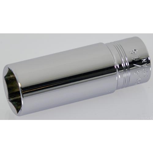 ネプロス インチ 6.3sq.ディープソケット(六角) 対辺寸法9/16inch 全長50mm ( NB2L-9/16 ) 京都機械工..