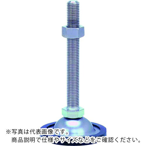 特長：標準タイプに床面キズ防止プラスチックが付いたアジャストボルトです。用途：工作機械、自動販売機、コンベヤ、コンピューターラック、作業台、制御盤、理化学機械、OA機器、各種什器などに。仕様：許容荷重(kgf)：1300ねじ寸法：M12ねじ長さ(mm)：125全高(mm)：156台座径(mm)：70材質：SS材質／仕上：ねじ:スチール(SS)台座:スチール(SS)カバー:ポリ塩化ビニールコンパウンド表面処理:三価クロメート　●メーカー取寄商品について 本商品はメーカーからの取寄商品となります。 納期は、メーカー確認後、メールでご連絡させて頂きます。 在庫状況、生産状況によっては、かなり納期がかかる場合もございます。 　※お急ぎの場合は、ご注文前の納期確認も承りますので、　　お気軽にお問い合わせください。 　●代表画像について 商品によっては、代表画像を使用している場合がございます。 商品のカラー、サイズなどが異なる商品をイメージ画像として 使用させて頂いている場合がございます。 必ず、商品の品番と仕様をご確認のうえ、ご注文お願いいたいます。 　●北海道・沖縄・離島・一部地域の送料について 別途追加で送料がかかる場合がございます。 送料がかかる場合は、メールにて送料をご連絡させて頂き、 お客様にご了承頂いてからの手配となります。 　●お買上げ明細書の廃止について 当店では、個人情報保護と環境保護の観点から同封を廃止しております。 お買上げ明細書が必要な場合は、備考欄に「お買上げ明細必要」と 記載お願いいたします。 当店からの出荷の場合は、同封にて発送させて頂きます。 （※メーカー直送の場合は、PDFデータをメールさせて頂きます。）