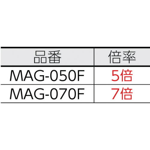 【SALE価格】リーフ　スタンドルーペ　ハイパワーフレックス　倍率5倍 MAG-050F ( MAG050F ) （株）京葉光器 2