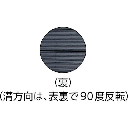 TRUSCO　防振パット　ミニシートタイプ　50×50　厚み10mm　天然ゴム OHS-10-50 ( OHS1050 ) OHS-10-50