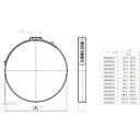 Oetiker　PG163　アジャスタブルクランプ　　φ85．5　－　94．0mm ( 16300051 ) オエティカジャパン（株）