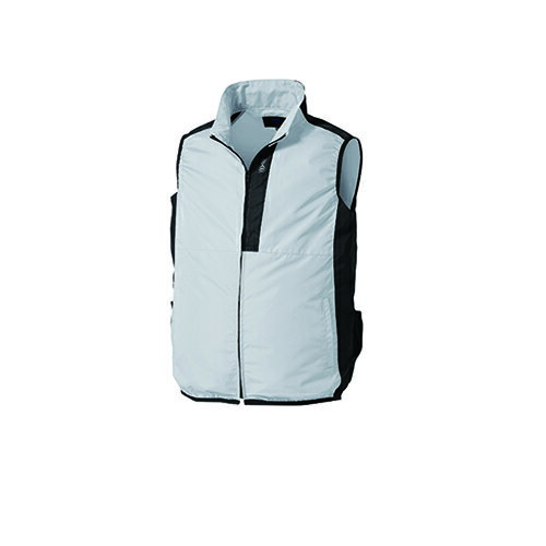 空調服 空調服R ベスト(ウェアのみ) & 空調服R スターターキット ( KU92250/シルバー/LL + SKNA301 ) ..