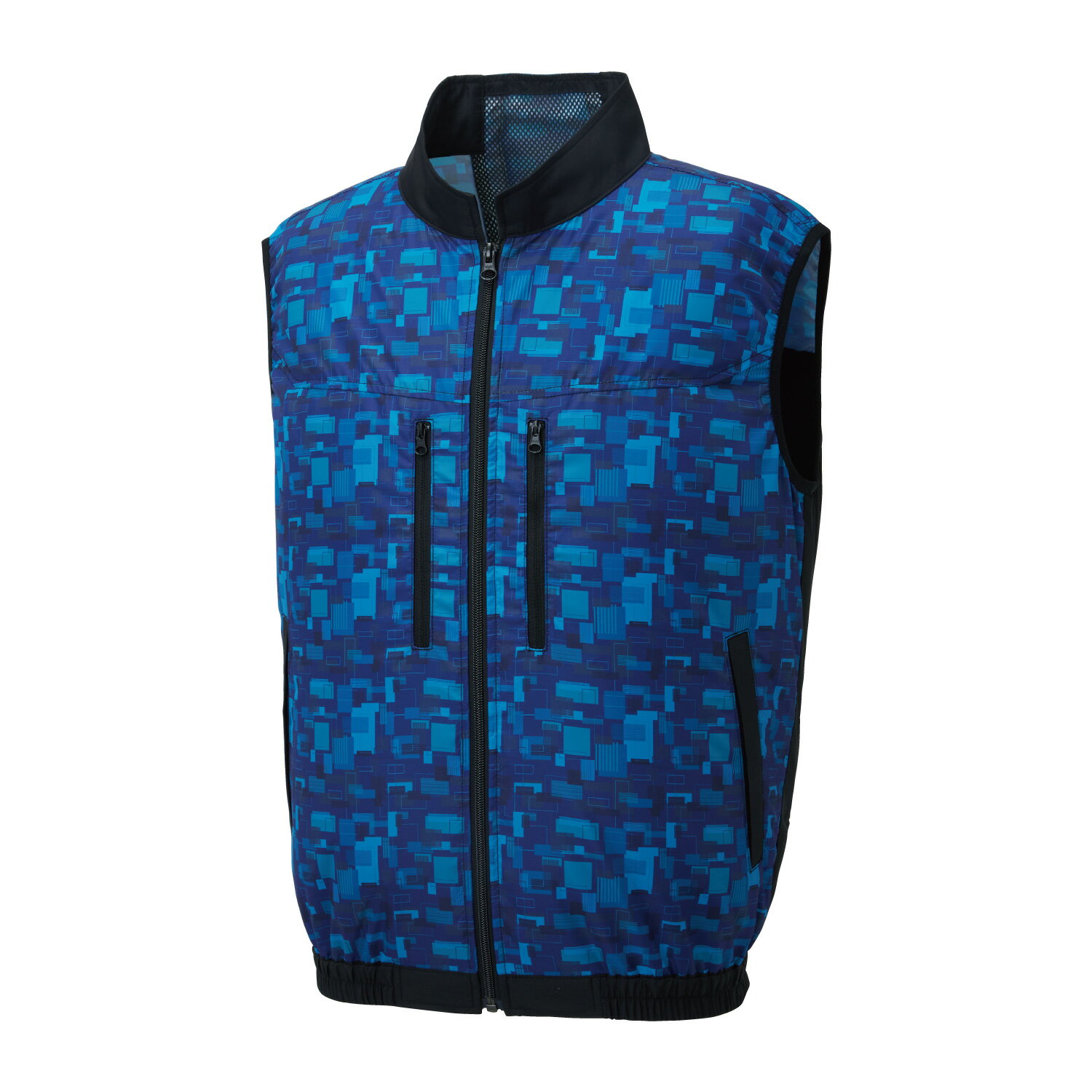 サンエス 空調風神服Rベスト+デバイスセット ( KF92302+3ブロックネイビー+L + RD9291J + RD9220HN ) サンエス