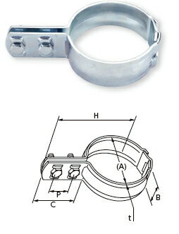 日栄インテック メッキ 組式立バンドBN付 125A 0010208125 SGP用 ガス管用