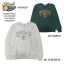 WHITESVILLE SWEAT SHIRT with PRINT FOREMAN ホワイツビル スウェット トレーナー 両Vガゼット WV69037