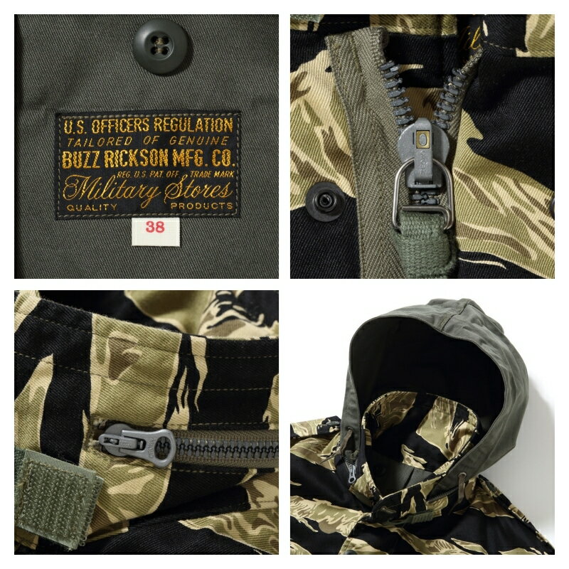 BUZZ RICKSON'S Type M-65 “GOLD TIGER PATTERN CIVILIAN MODEL” バズリクソンズ ミリタリー フィールドジャケット BR14858