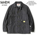 SUGAR CANE FICTION ROMANCE 9.5oz. PRINT MOLESKIN WORK COAT シュガーケーン モールスキン ワークコート SC15645(4)