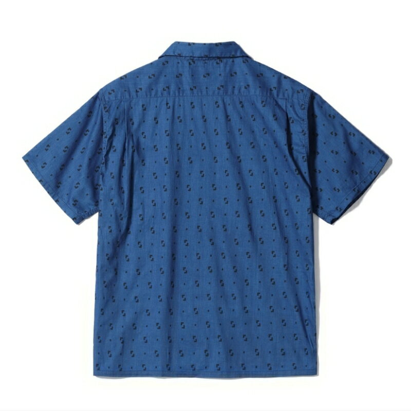 SUGAR CANE FICTION ROMANCE 3.5oz. INDIGO PRINT OPEN SHIRT シュガーケーン フィクションロマンス インディゴ オープンシャツ Sc39511
