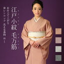 洗える着物 江戸小紋(袷)毛万筋 東レシルック着物 縞 レディース お仕立て上がりプレタ「毛万筋(けまんすじ)」-堀川-【TB】