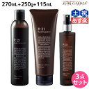 【ポイント3倍!24日20時から】サンコール R-21 R21 シャンプー 270mL + トリートメント 250g + スキャルプサプリ V 115mL セット / 【送料無料】 美容室 サロン専売品 美容院 ヘアケア エイジングケア 頭皮ケア スカルプケア スキャルプケア
