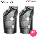 ハホニコ ケラテックス ファイバー シャンプー 500mL 詰め替え ×2個 セット / 【送料無料】 美容室 サロン専売品 美容院 ヘアケア ダメージケア 枝毛 切れ毛 褪色防止 HAHONICO
