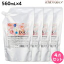 インターコスメ アジューダドルチェ シャンプー 560mL 詰め替え ×4個 セット / 【送料無料】 美容室 サロン専売品 美容院 ヘアケア ノンシリコン シリコンフリー