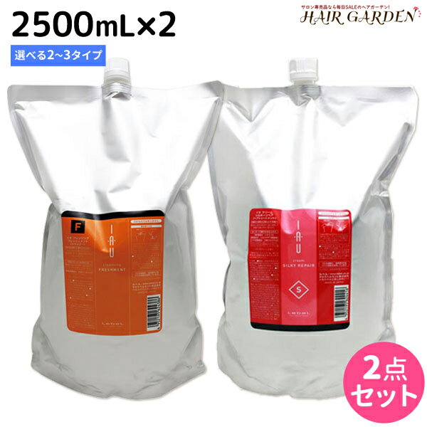 【ポイント3倍!!15日0時から】ルベル イオ 2500mL × 2本 選べるセット 《クリアメント・リラックスメント・シルキーリペア・メルトリペア》 / 【送料無料】 詰め替え 美容室 サロン専売品 美容院 ヘアケア タカラベルモント lebel ルベル イオ