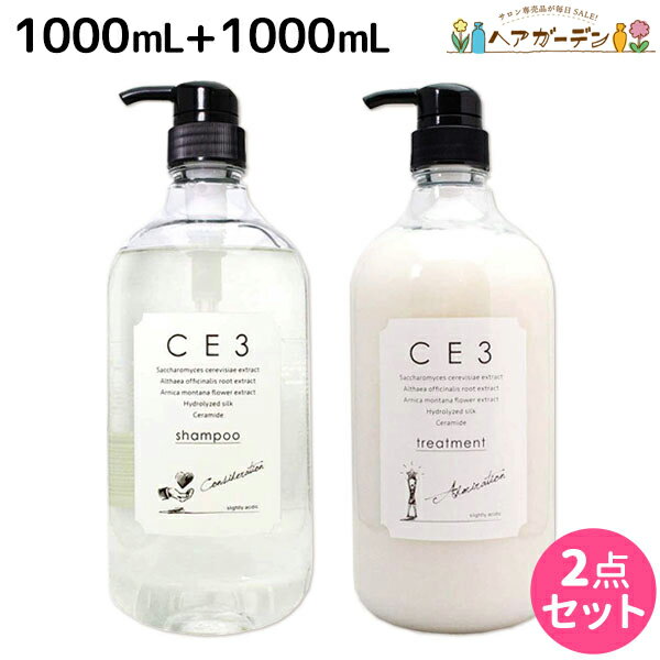 フォード CE3 シャンプー 1000mL + トリートメント 1000g セット /  ミアンビューティー 弱酸性 MIAN BEAUTY 美容室 サロン専売品 美容院 ヘアケア