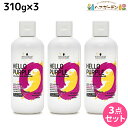 【ポイント3倍!9日20時から】シュワルツコフ ハロー パープル カラーシャンプー 310g ×3個 セット / 【送料無料】 美容室 サロン専売品 美容院 ヘアケア ムラサキシャンプー 紫シャンプー ムラシャン 色落ち 防止 ハイトーン カラーキープ カラーチャージ カラー