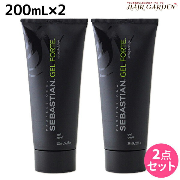 【ポイント3倍!!9日20時から】ウエラ セバスティアン ジェルフォルテ 200mL ×2個 セット / 美容室 サロン専売品 美容院 ヘアケア スタイリング剤 ヘアジェル ハード ツヤ 艶出し