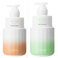 『2023年』《送料無料》<セット>アリミノ ミント シャンプー マイルドリフレッシュ 550ml & マスク マイルドリフレッシュ 550g