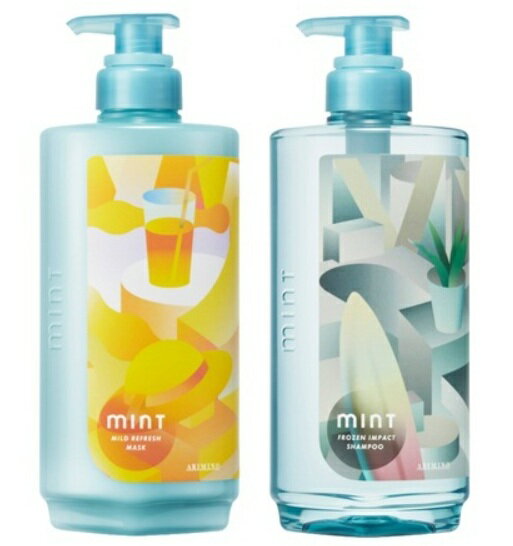 アリミノ ミント シャンプー フローズンインパクト 550ml&マスク リフレッシュ 550g レフィル