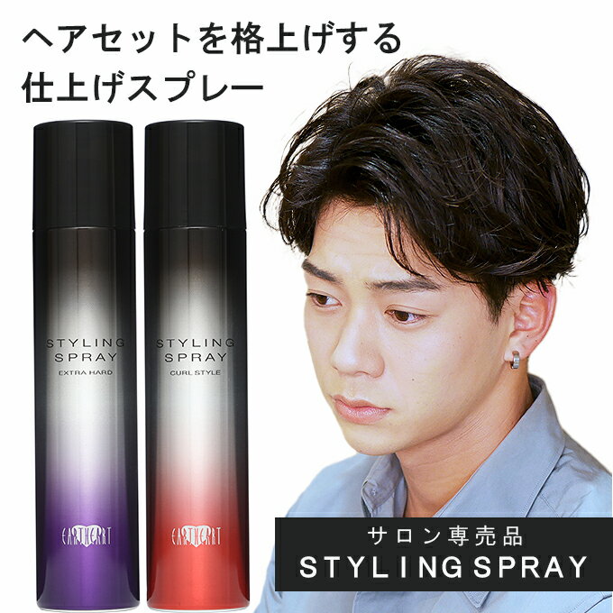 美容室専売品 プロ仕様 スタイリングスプレー 各種200g / サロン専売品　スタイリング剤 スプレー ヘアスプレー巻き髪 巻髪 パーマ ソフト ハード レディース メンズ 日本製　EARTHEART(アースハート) 美容室