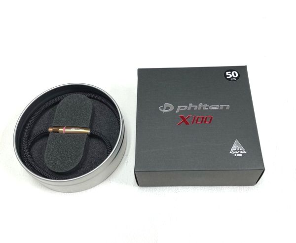 【数量限定レアセット】ファイテンセットRAKUWAネックX100 リーシュモデル 50cm ピンク&ファイテン メモリー 55cm