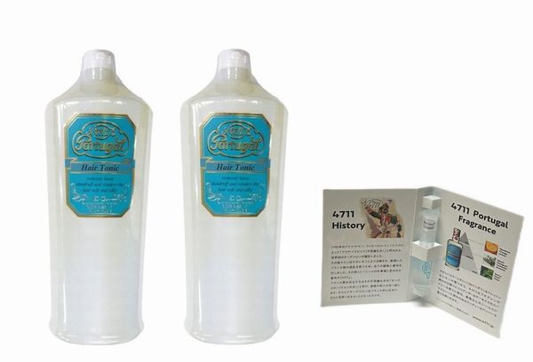 送料無料！4711 ポーチュガルヘアトニック 950ml×2本セット(オーデコロン携帯用1ml付き)