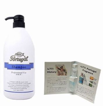 乐天商城 - 柳屋 4711 ポーチュガル シャンプー 1000mL 業務用(オーデコロン携帯用1ml付き)