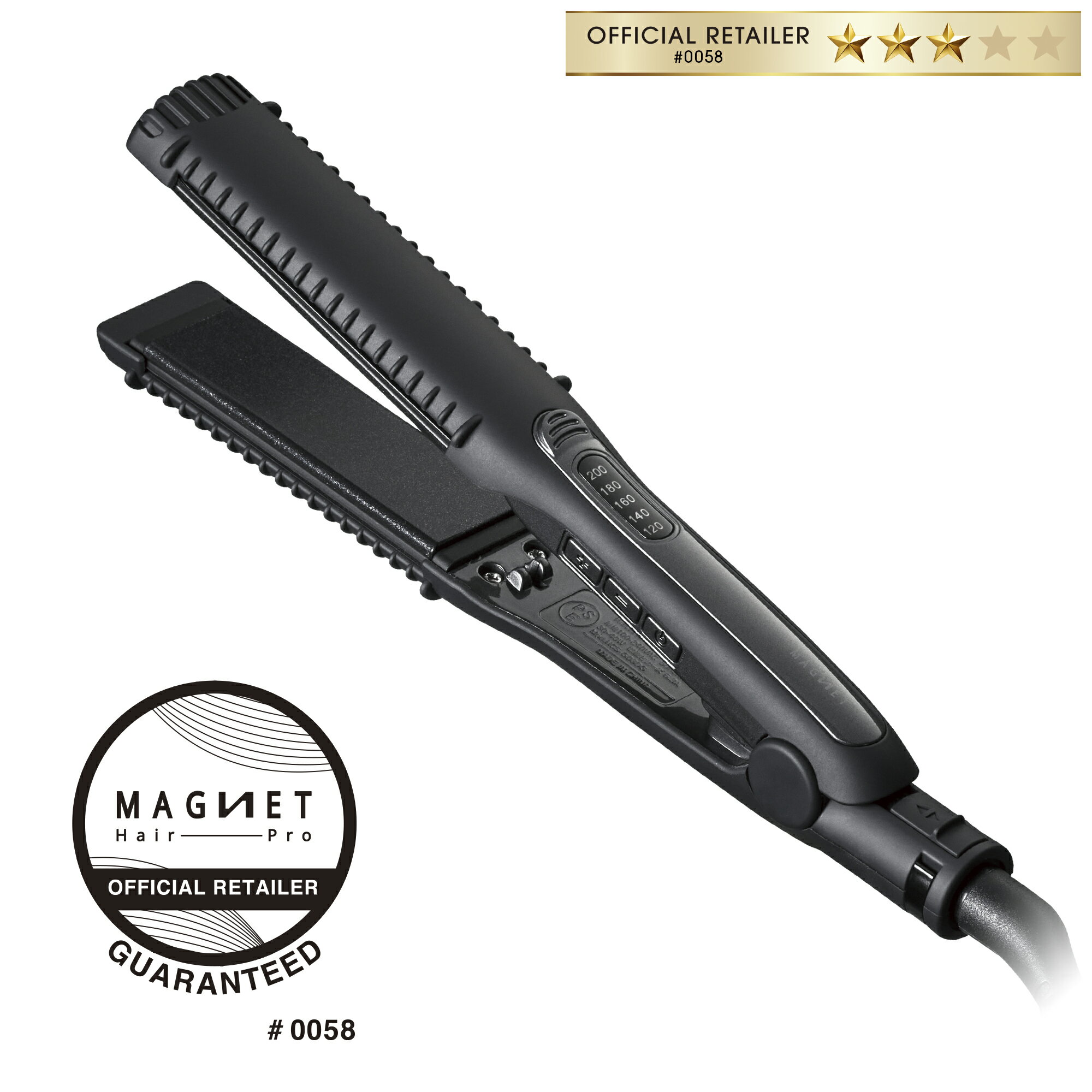 ホリスティックキュア マグネットヘアプロ ストレートアイロン HCS-G03DG