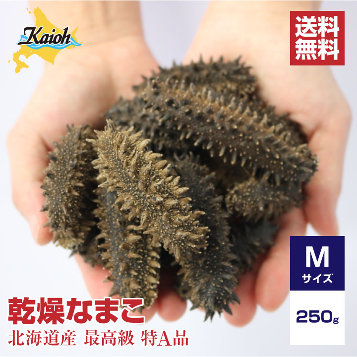 北海道産乾燥海参【特A品】Mサイズ38個前後入り（250g...