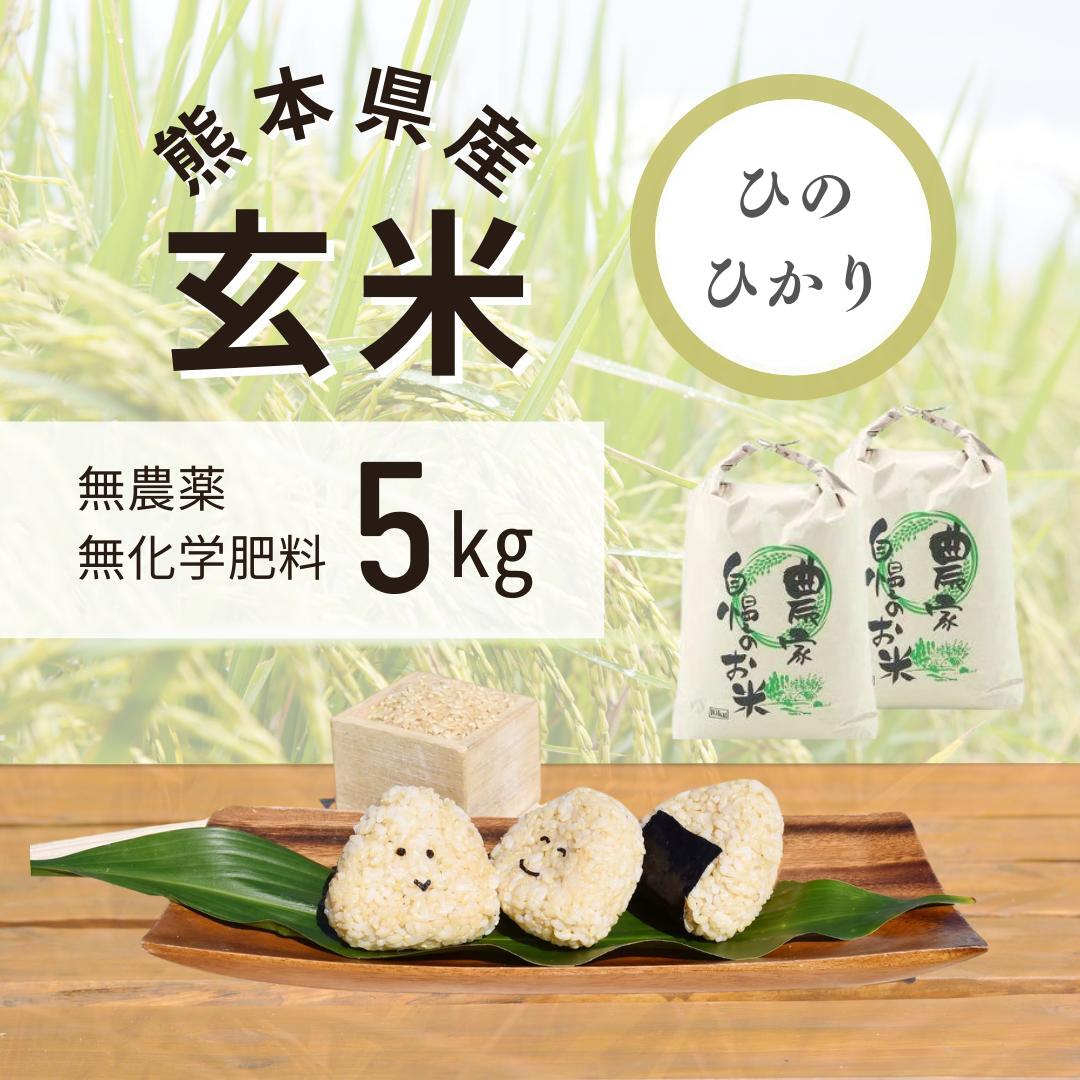 令和2年産 無農薬 玄米 5kg コシヒカリ イセヒカリ ヒノヒカリ から選べる 熊本県上益城郡山都町産 送料無料 無化学肥料で栽培 オーガニック ヴィーガン