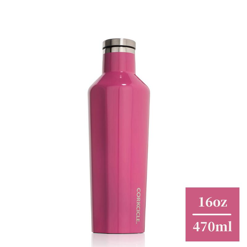 コークシクル マグボトル ＼お買い物マラソン期間ポイント5倍／CORKCICLE CANTEEN Pink 16oz 2016GP 保冷保温ボトル 470ml 水筒 ステンレスボトル ギフト プレゼント 母の日