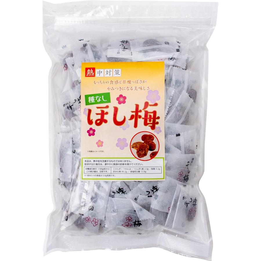 ランドアート ほし梅 種なしソフトタイプ（500g袋入り）【熱中症対策/塩分補給/梅干し/現場作業/猛暑対策】