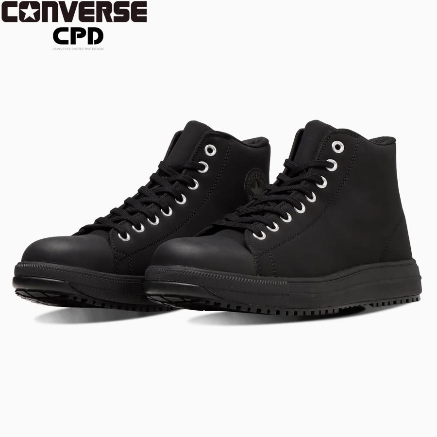 コンバース CPD ALL STAR PS HI オールスター PS HI ブラックモノクローム 安全靴 33700570 CONVERSE